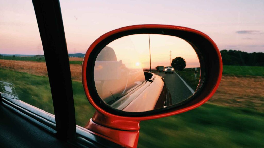 side rear view mirror